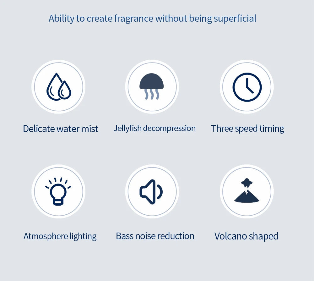 Volcano Flame Aromatherapy Humidifier