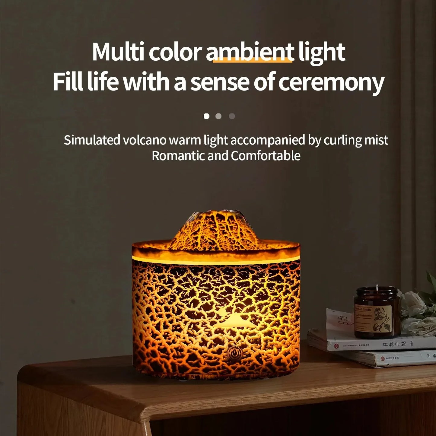 Volcano Flame Aromatherapy Humidifier